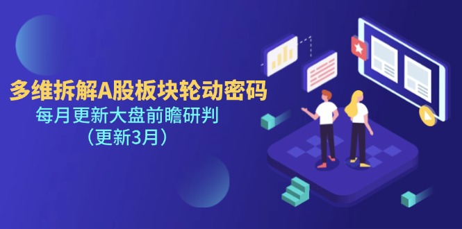 (14213期)多维拆解A股板块轮动密码,每月更新大盘前瞻研判(更新3月)-云团GO
