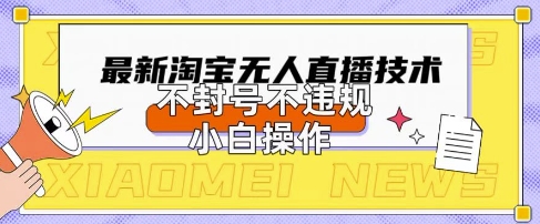 2025年淘宝无人直播带货10.0.全新技术，不违规，不封号，纯小白操作，日入数张【揭秘】-云团GO